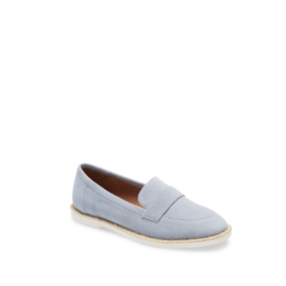 Caslon Light Blue Suede Penny Loafer